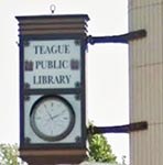 Teague Public Library Logo